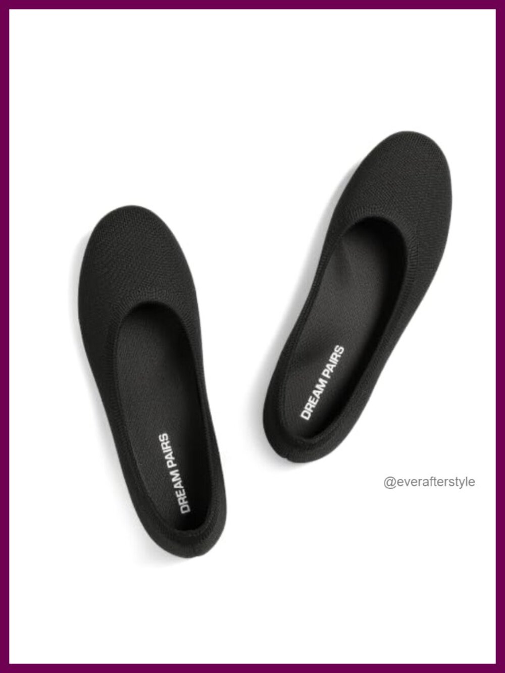 Knit Ballet Flats Comfort Slip On Round Toe Washable Foldable Shoes